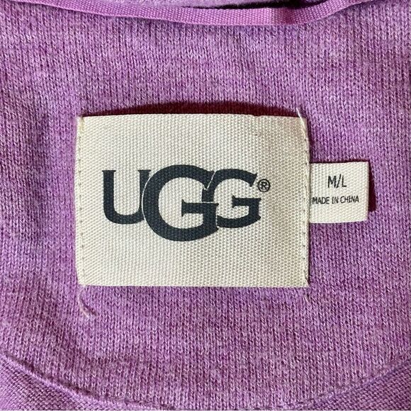 Ugg Nora Cocoon Wrap Cotton Robe Cardigan Cover Up OSFM - Picture 2 of 11